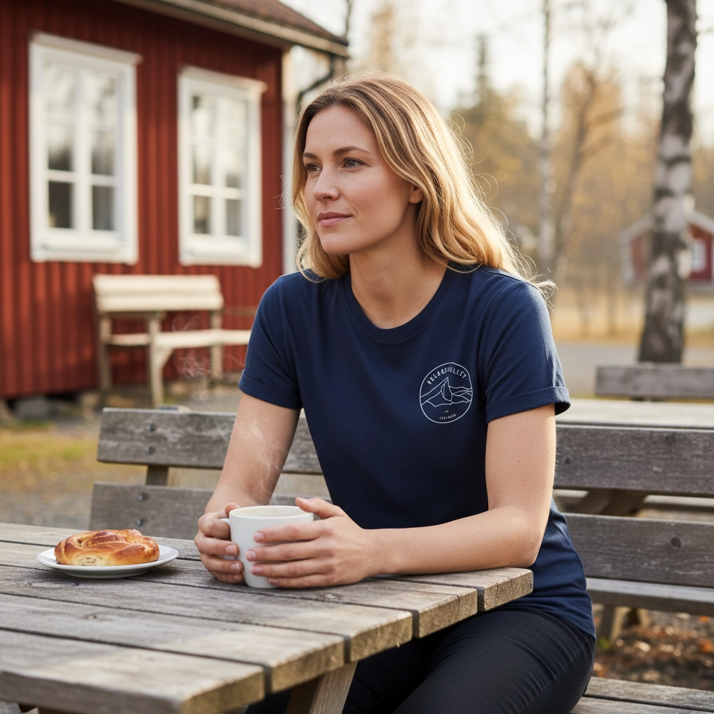 T-shirt Helagsfjället Unisex Navy - 3