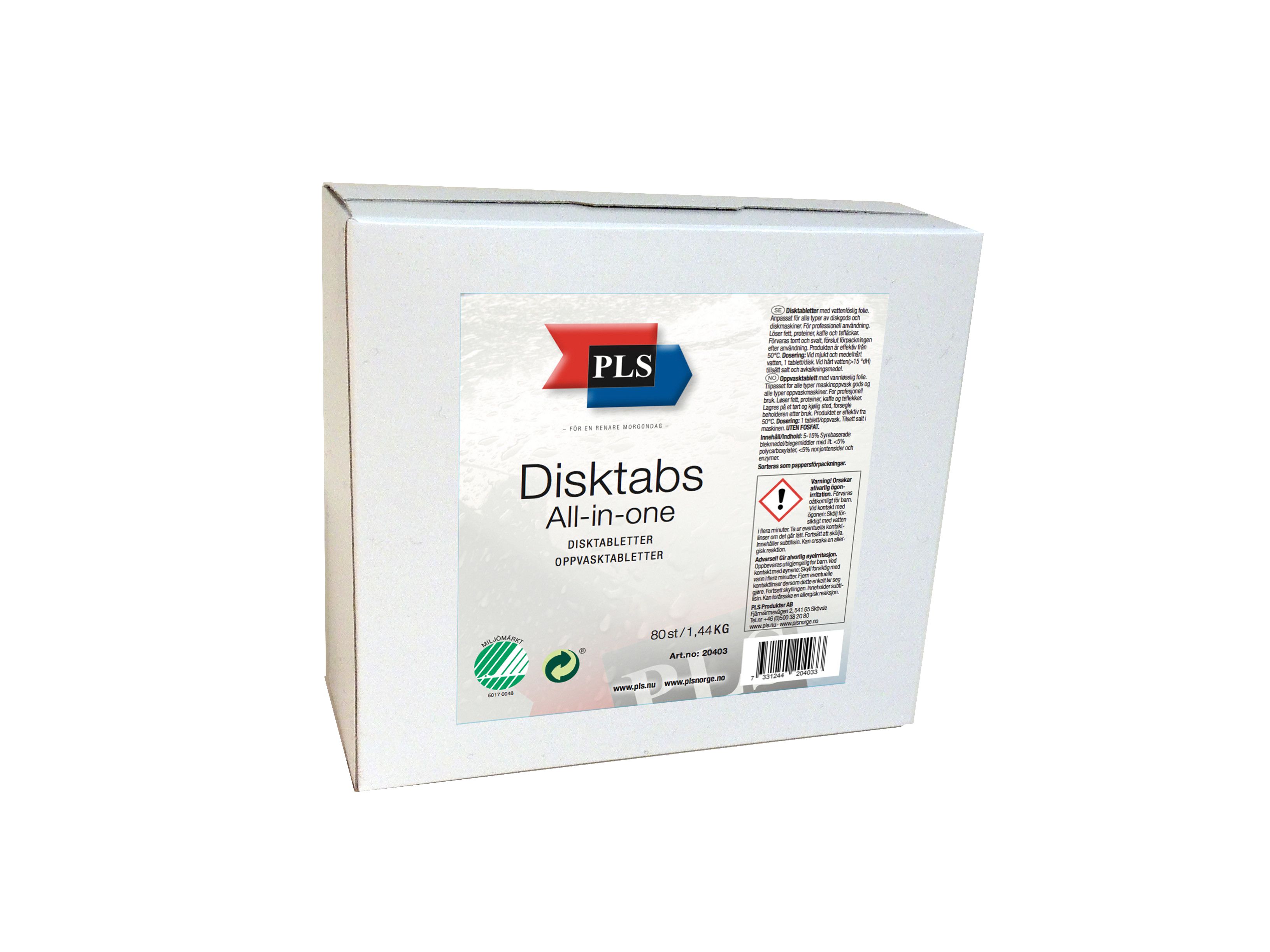 PLS Disktabletter 'All-In-One'' 80st/frp
