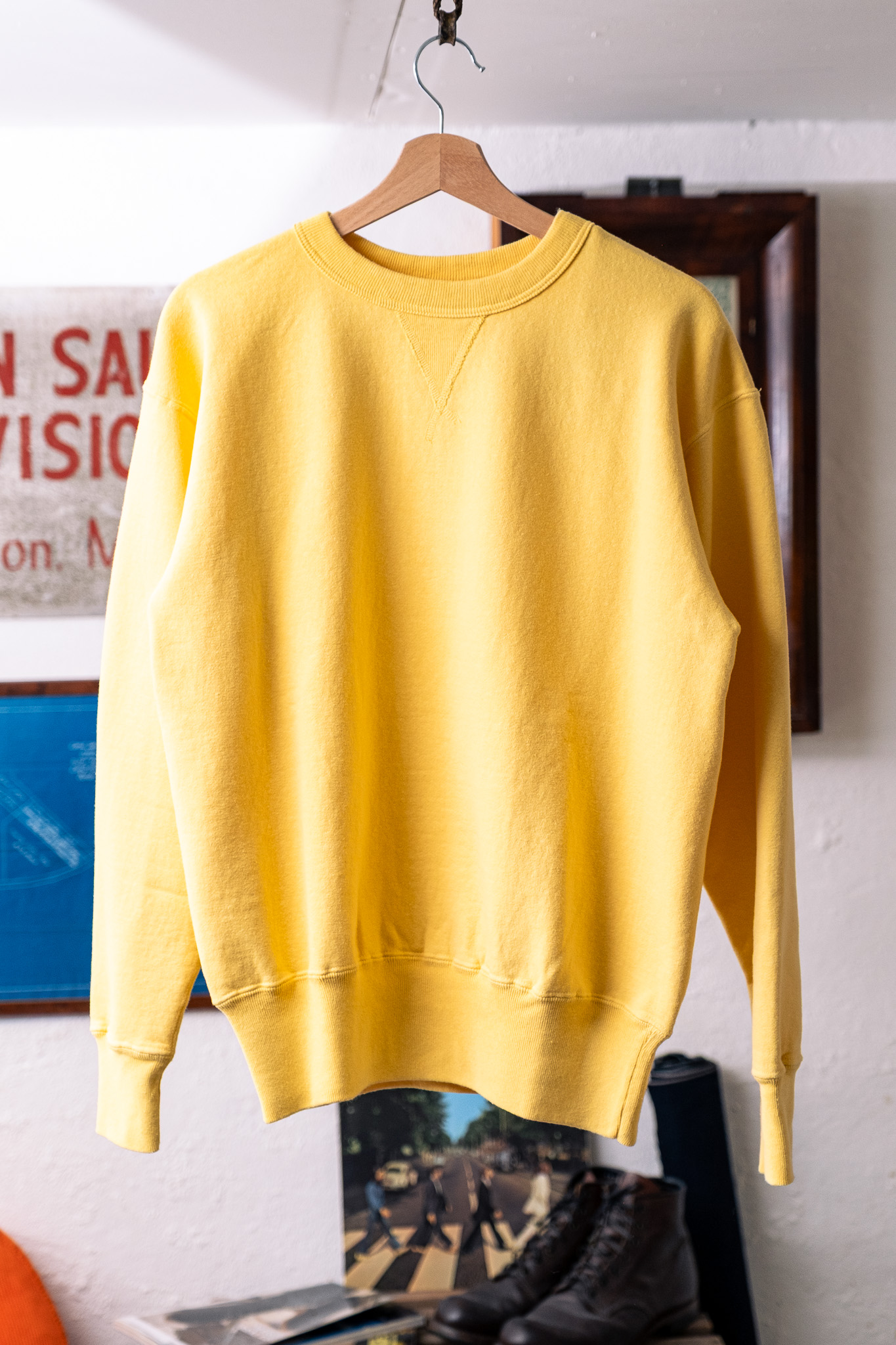 Sunray Sportswear - Laniakea CN Sweatshirt Japanese Brushed Fleece Cornsilk