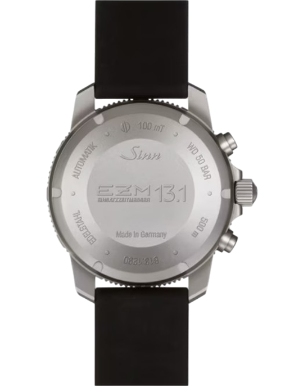 613.011 Sinn EZM 13.1 brunt eller svart kalvskinn i vintage stil