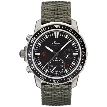 603.010 Sinn EZM 3 vintage svart läderband
