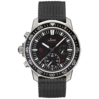 603.010 Sinn EZM 3 vintage svart läderband