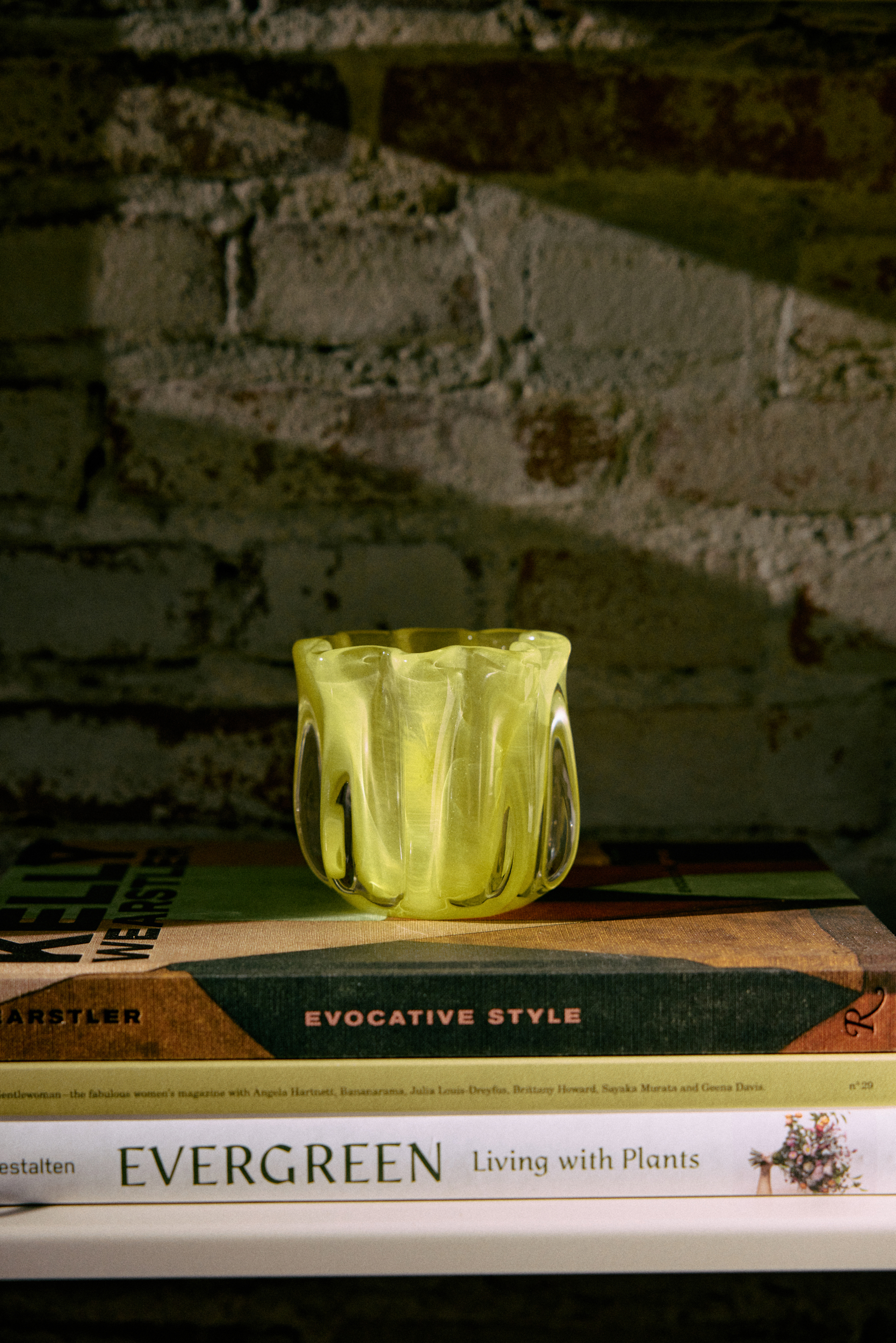 Ljuslykta Coralla lime - 2