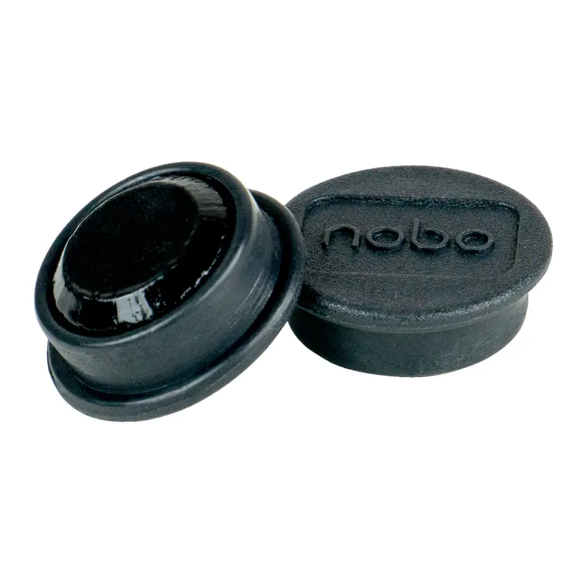 Magnet Nobo 13mm svart 10/fp - 2