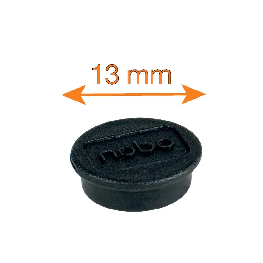 Magnet Nobo 13mm svart 10/fp - 3