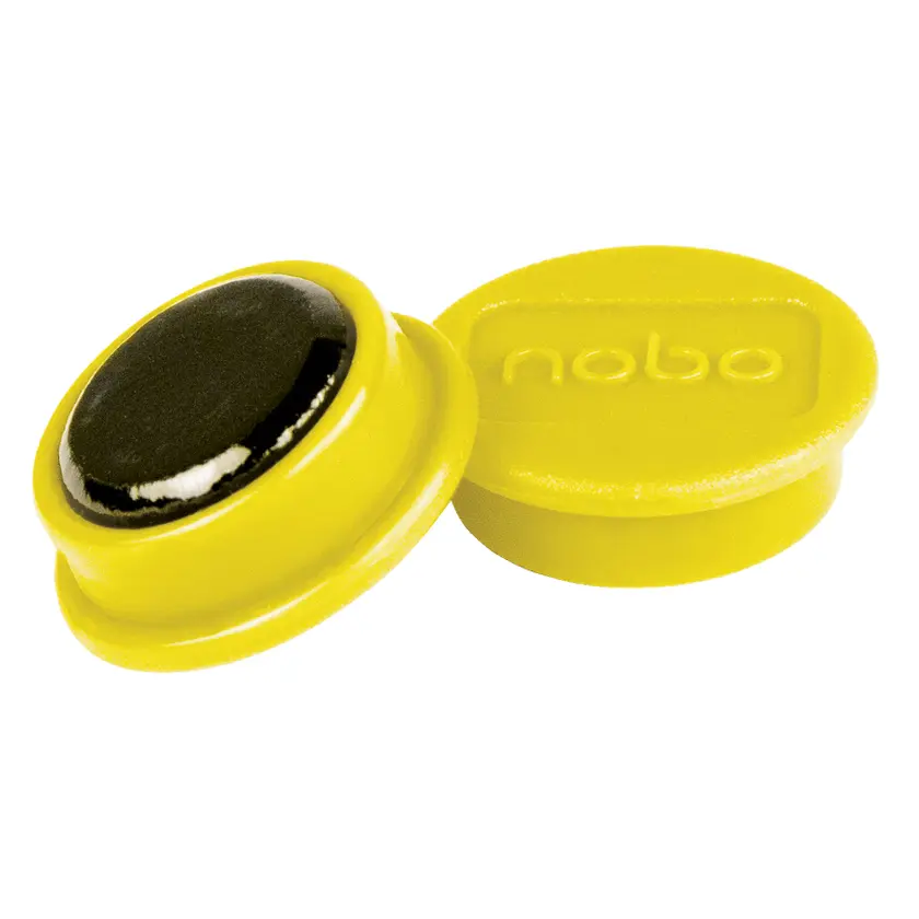 Magnet Nobo 13mm gul 10/fp - 2