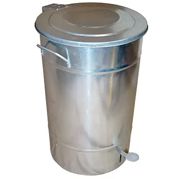 Avfallstunna lock/ped 30L Galv