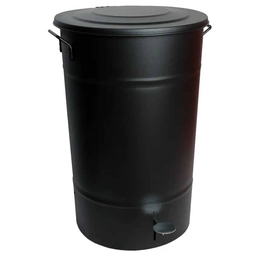Avfallstunna lock/ped 30L Sv