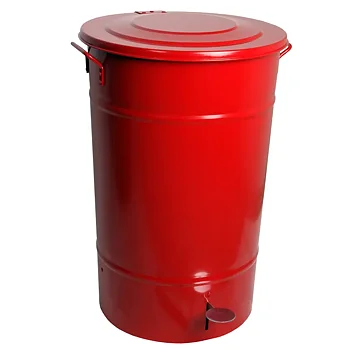 Avfallstunna lock/ped 30L Röd