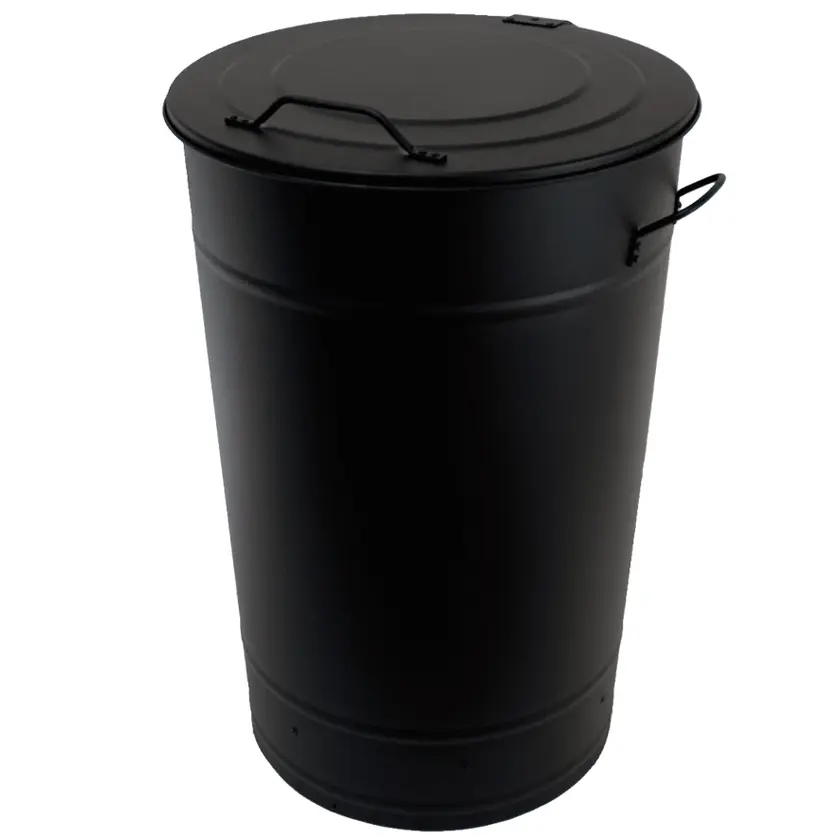 Avfallstunna lock 115L Svart