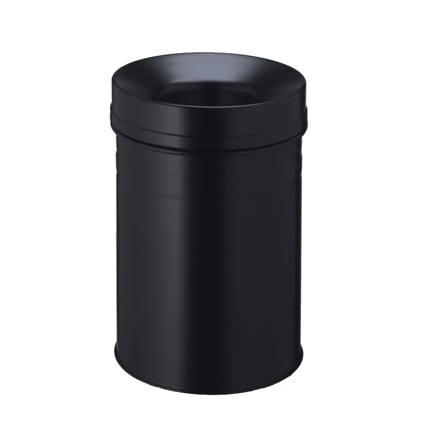 Papperskorg SAFE+ 15L Svart