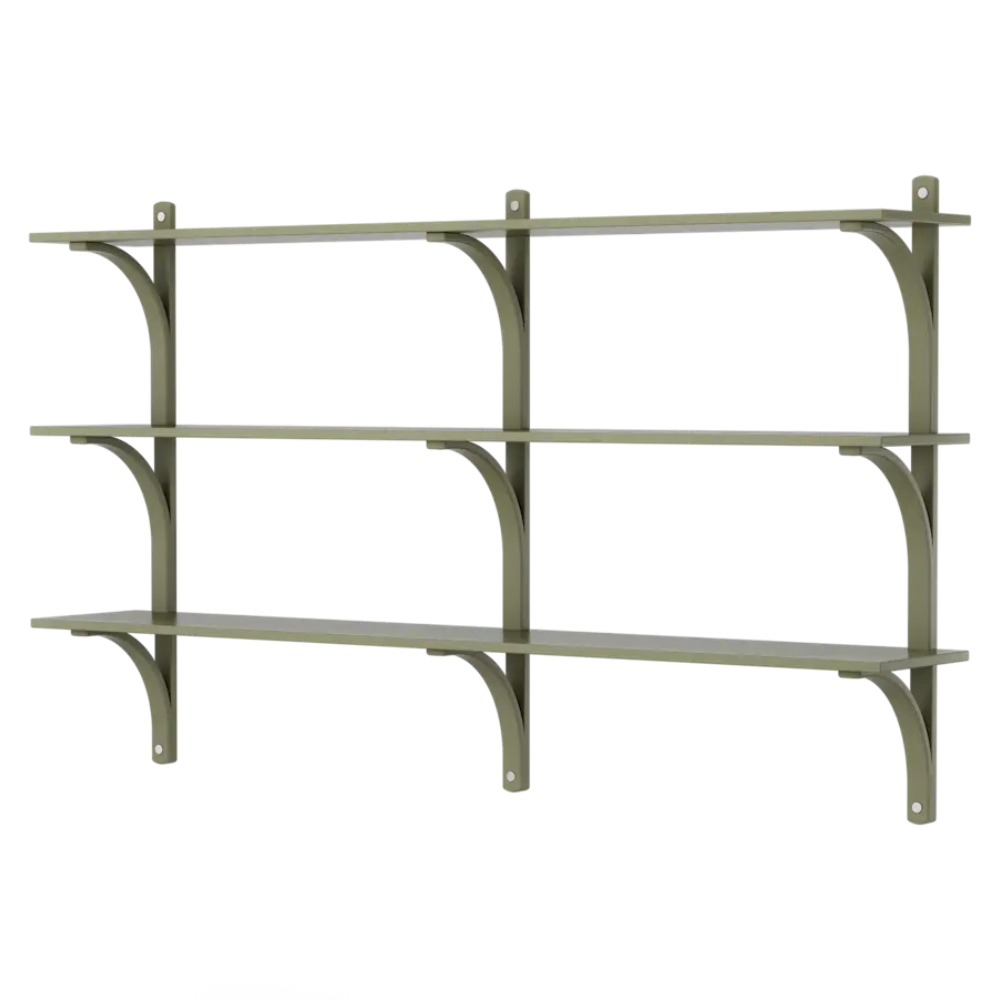Levi shelf 180 cm 3 shelves - Swedese - 6