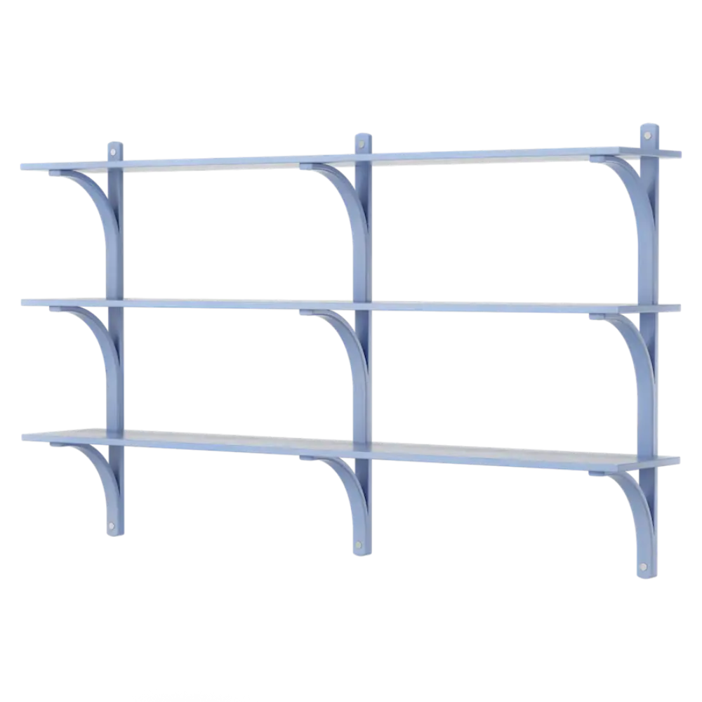 Levi shelf 180 cm 3 shelves - Swedese