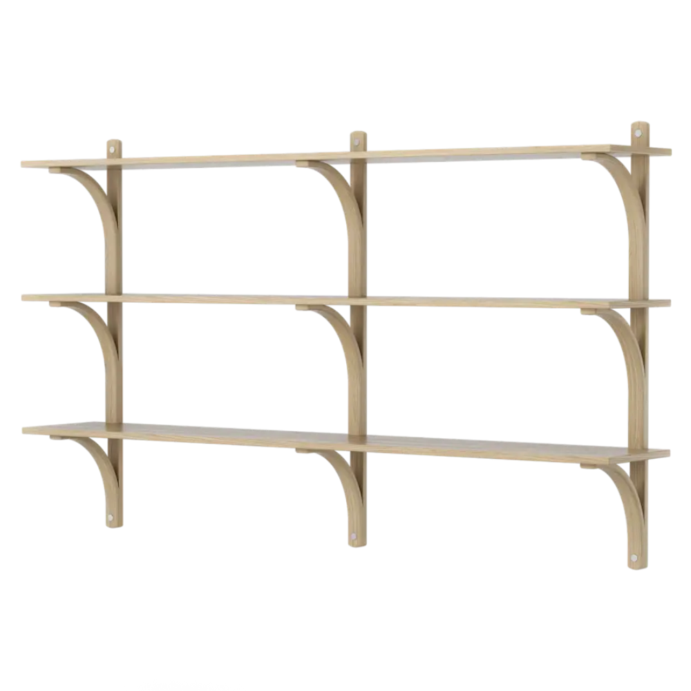 Levi shelf 180 cm 3 shelves - Swedese - 8