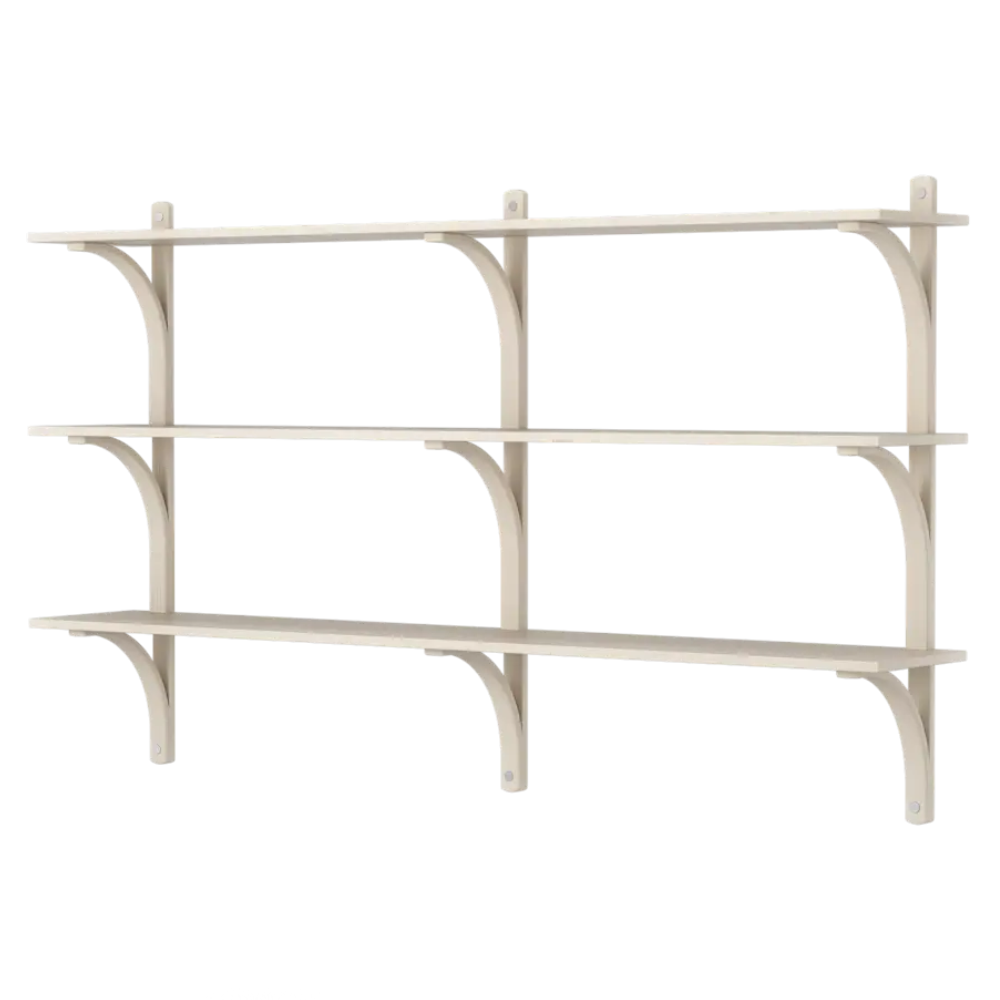 Levi shelf 180 cm 3 shelves - Swedese - 2