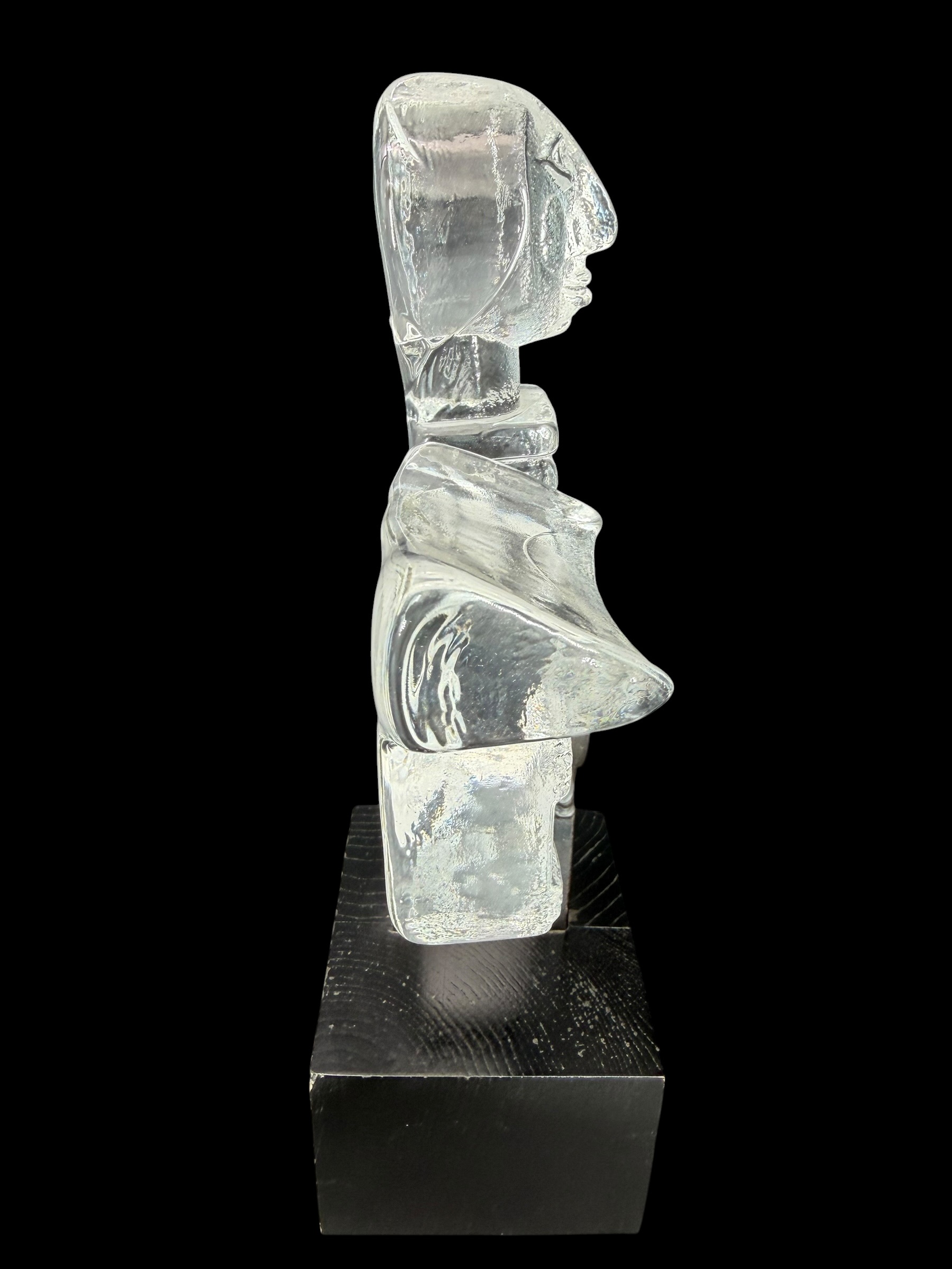 Kosta Boda, Bertil Vallien , limited edition, konstglas, Smide, trä - 5