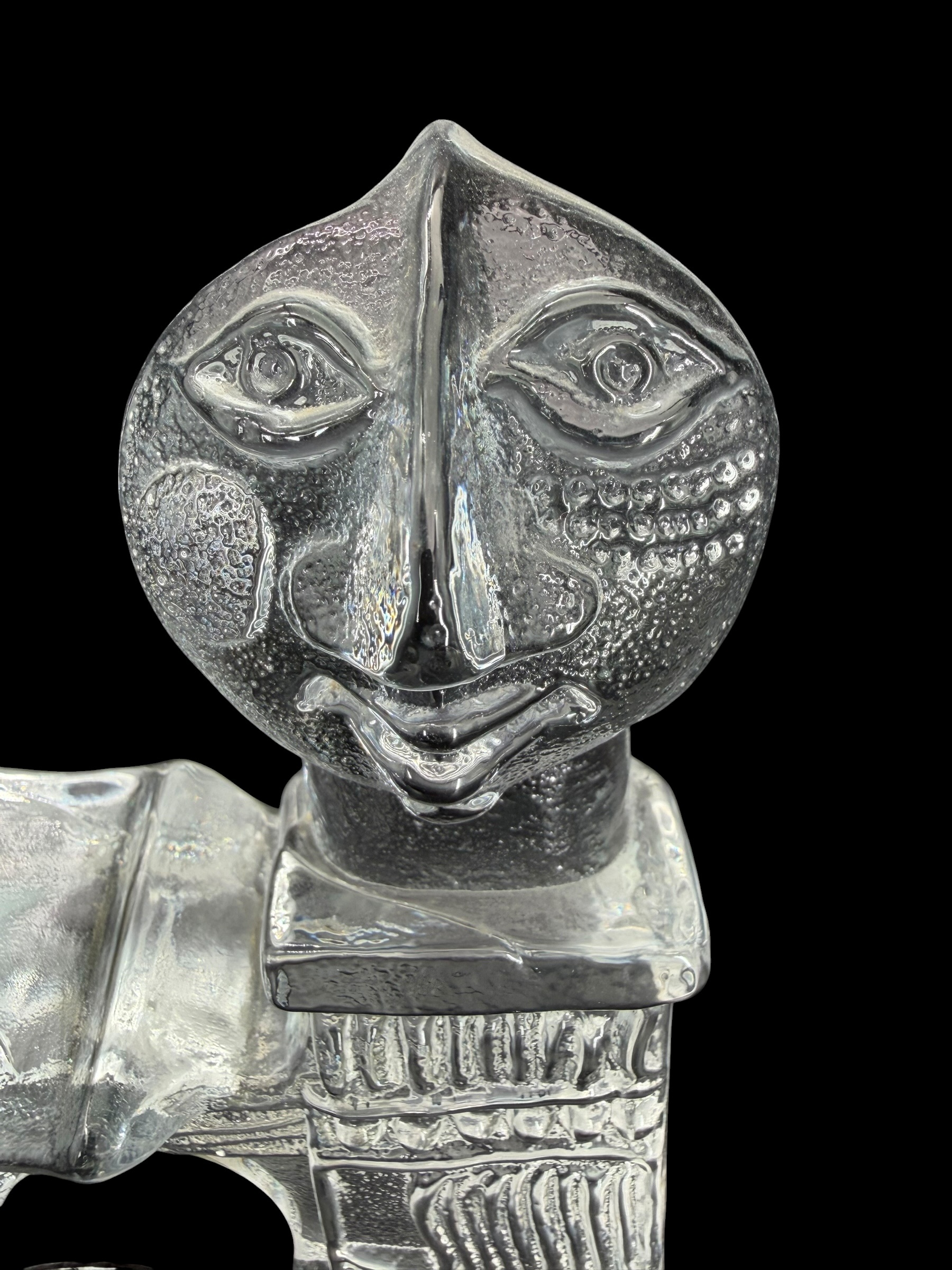 Kosta Boda, Bertil Vallien , limited edition, konstglas, Smide, trä - 3