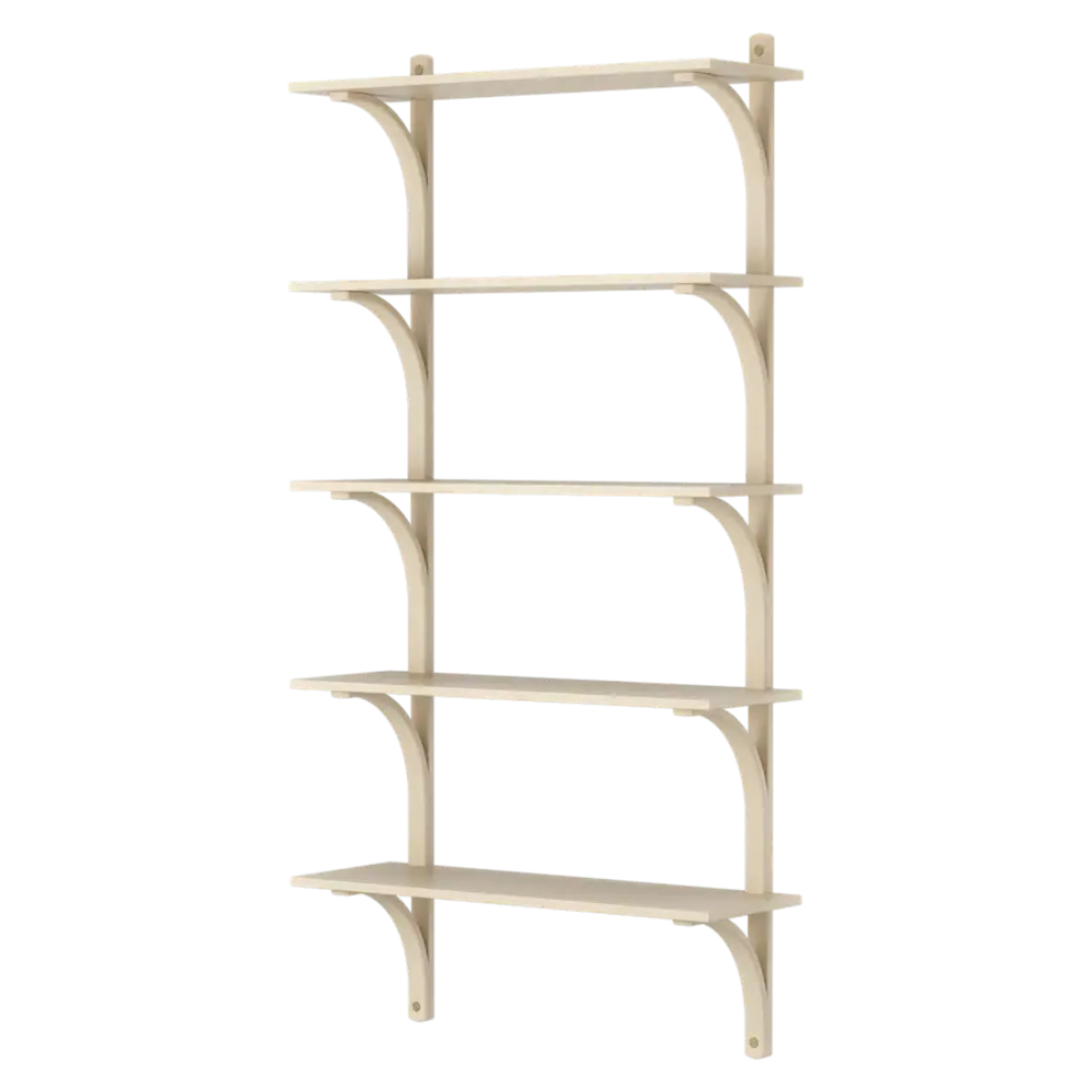 Levi hylla 90 cm 5 hyllplan - Swedese