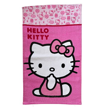 Hello Kitty Rosa Handduk - 30 x 50 cm