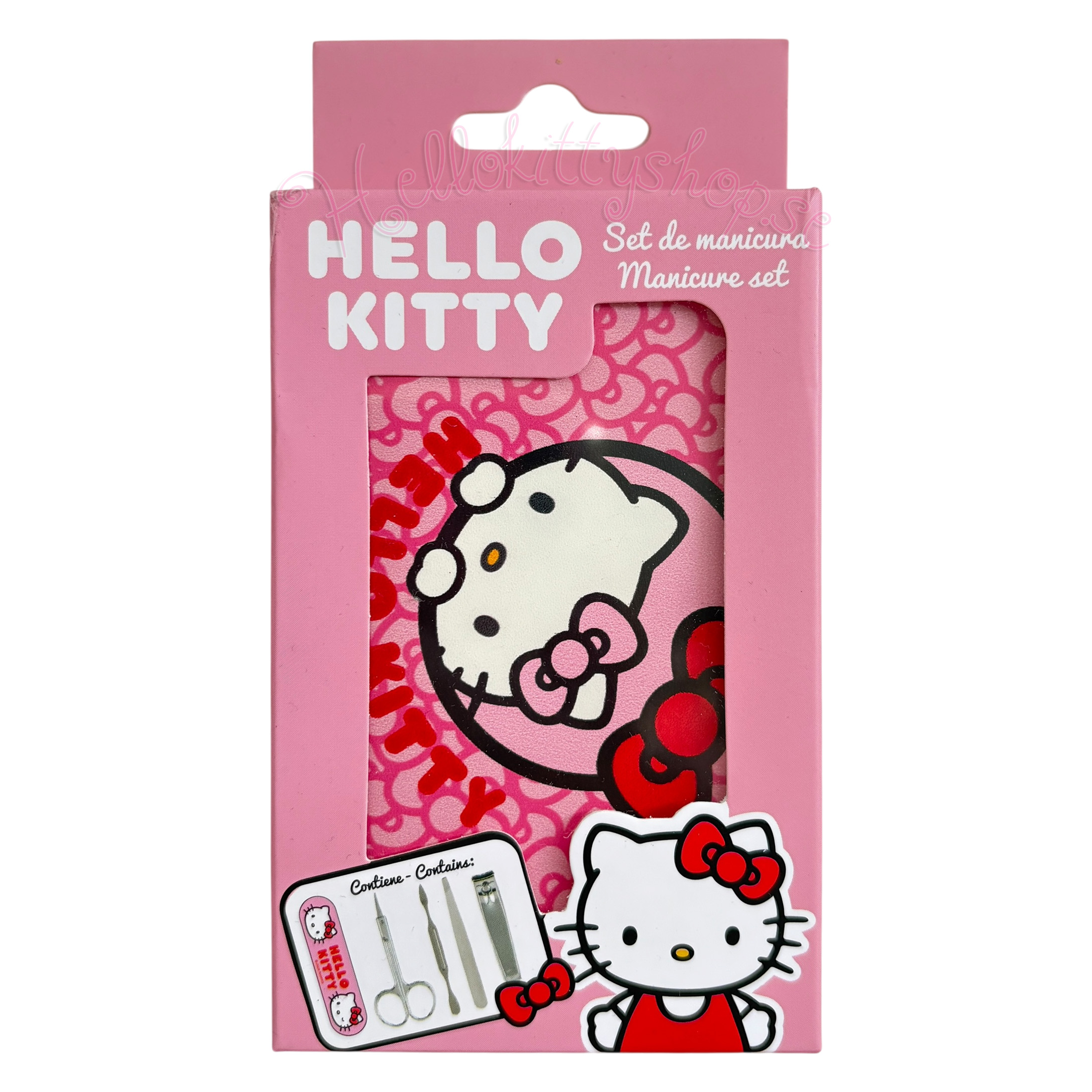Hello Kitty Bows Manikyrset - Set i 6 delar - 2