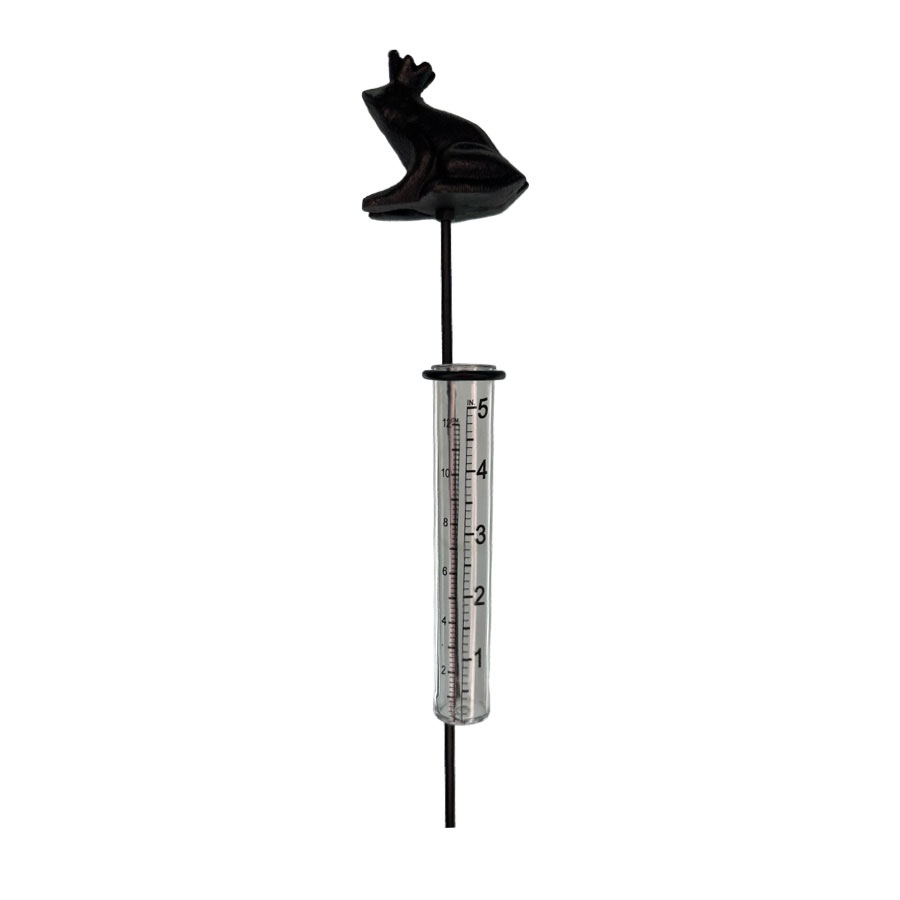 Rain gauge Frog - Cast iron -  66x8x5 cm - 2