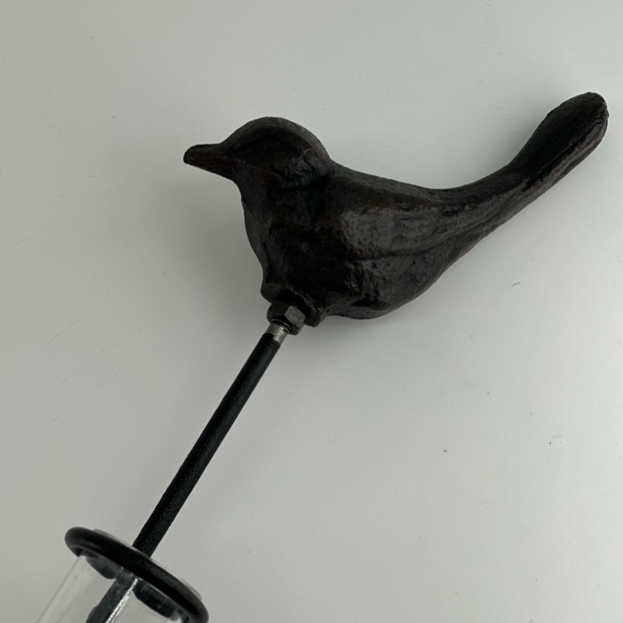 Rain gauge Bird - Cast iron - 66x8x5 cm - 2