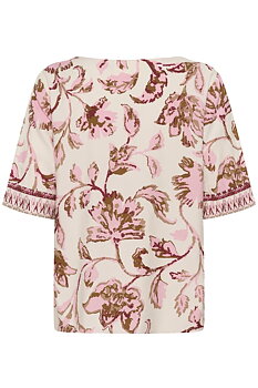 CRTIAH BLUS - PINK FLOWER - CREAM