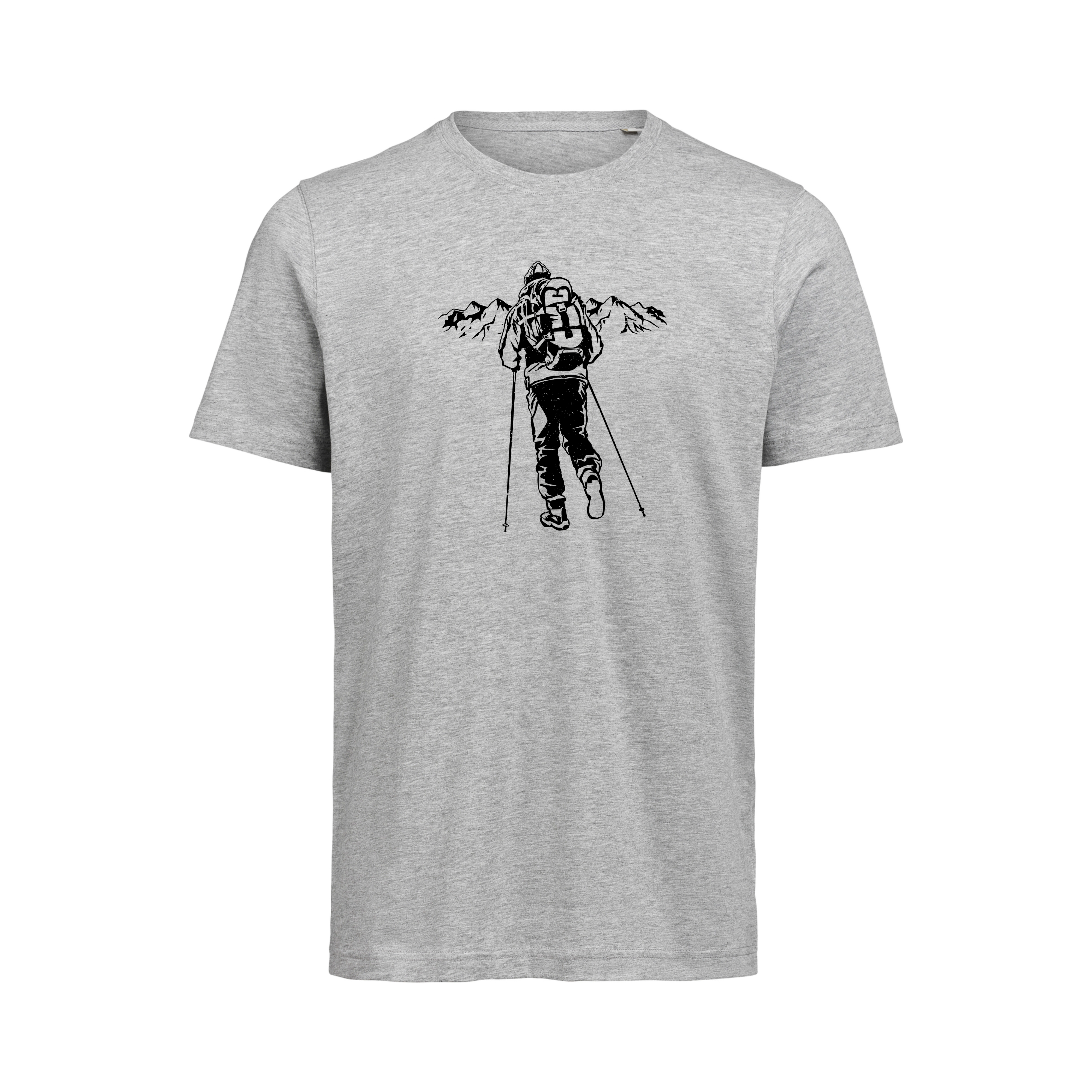 T-shirt Vandraren Unisex Gråmelerad