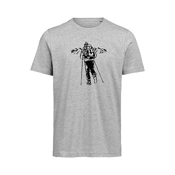 T-shirt Vandraren Unisex Gråmelerad