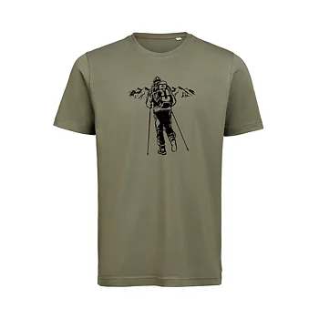 T-shirt Vandraren Unisex Grön/Thyme