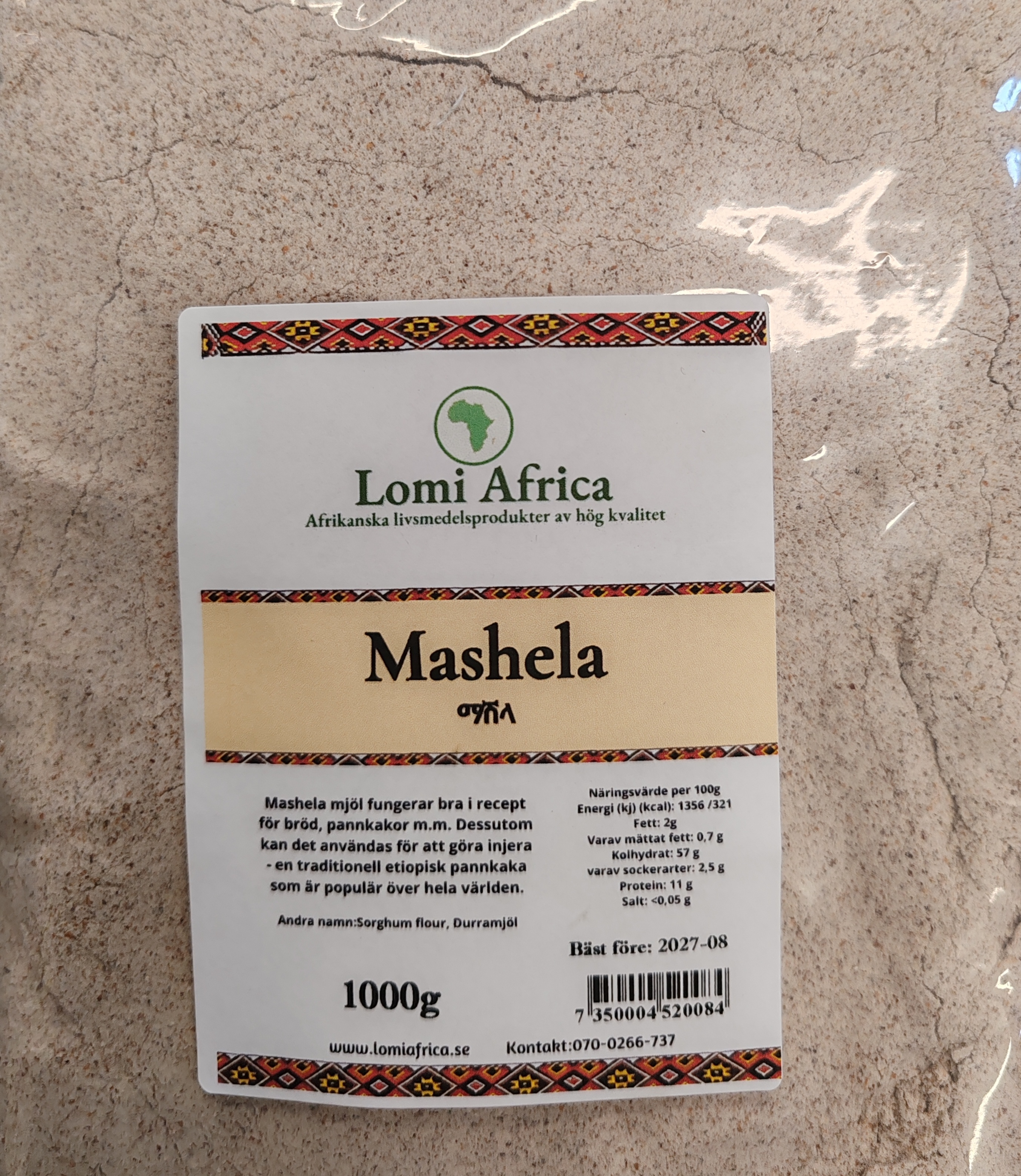 Mashela Mjöl 1 kg