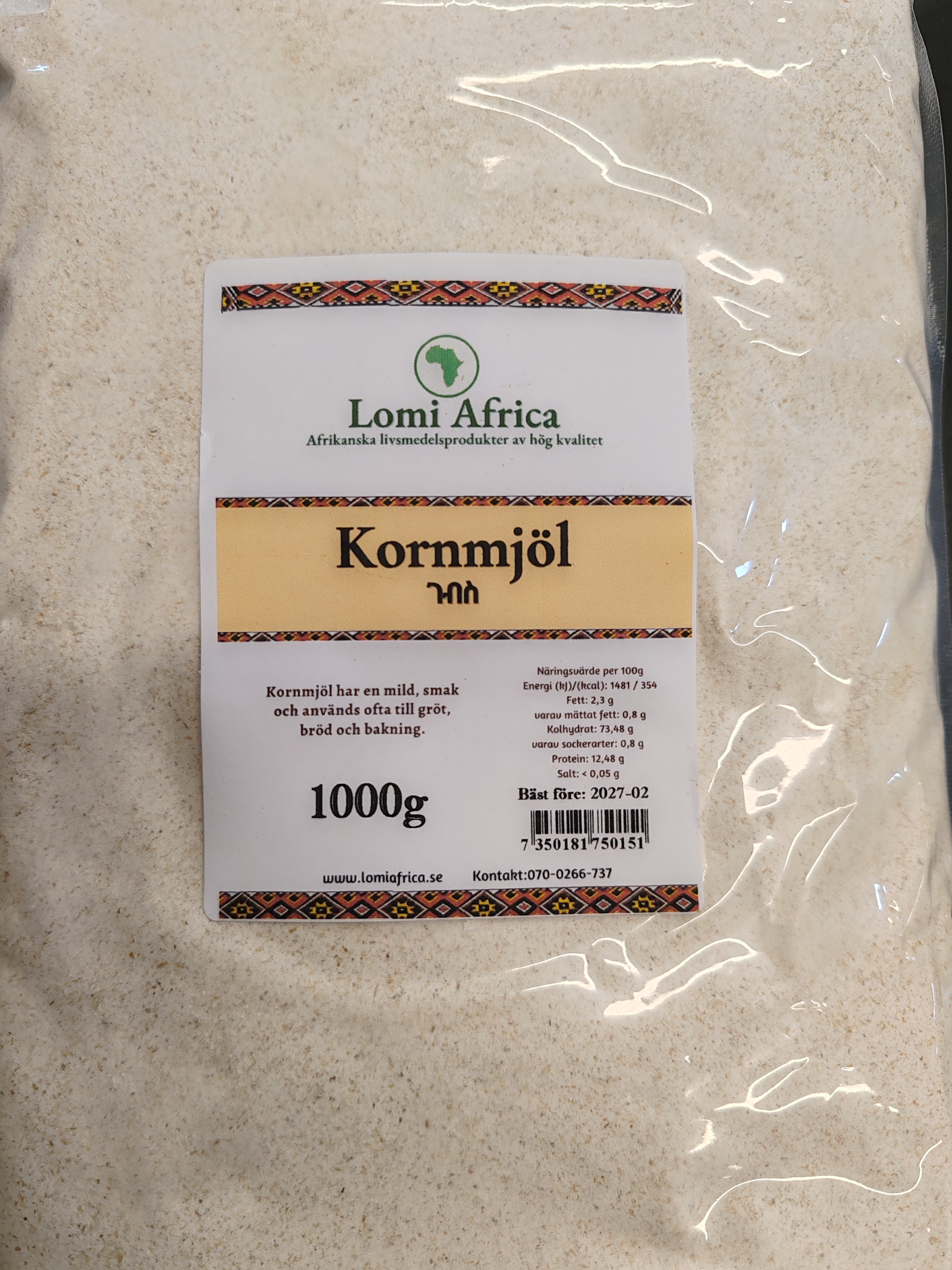 Kornmjöl 1 kg