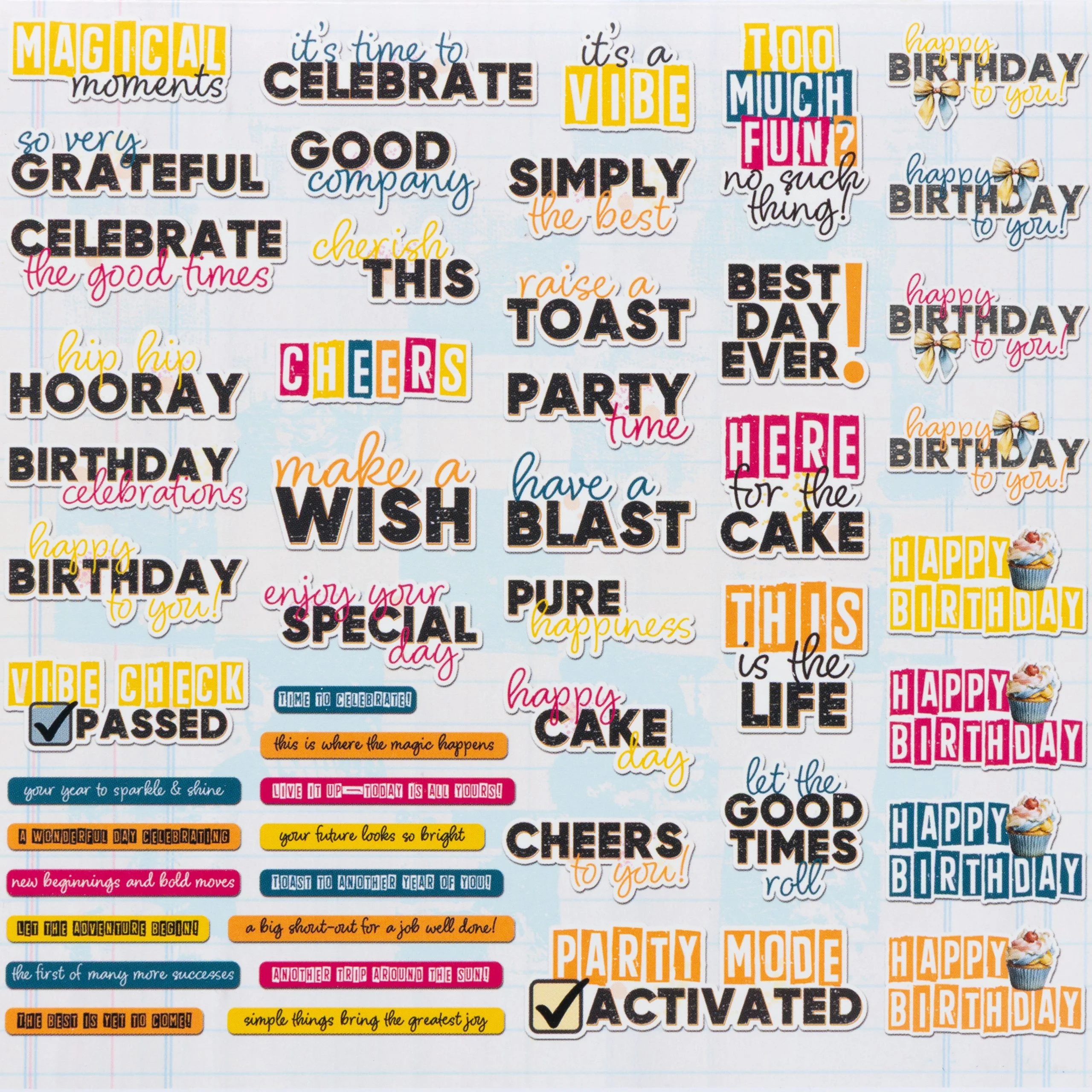 49 And Market - Chipboard Set - Glimmer and Glee  - 2