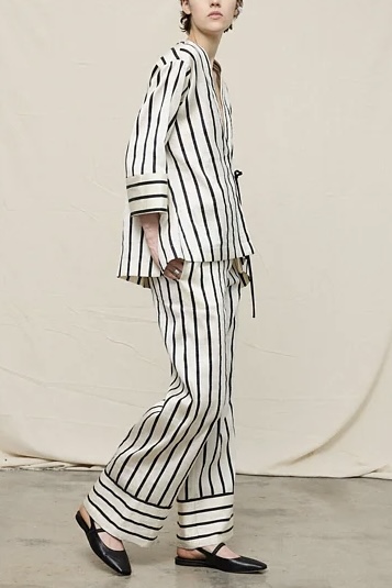 OttodÁme - Linen Blend Palazzo Trousers - 7