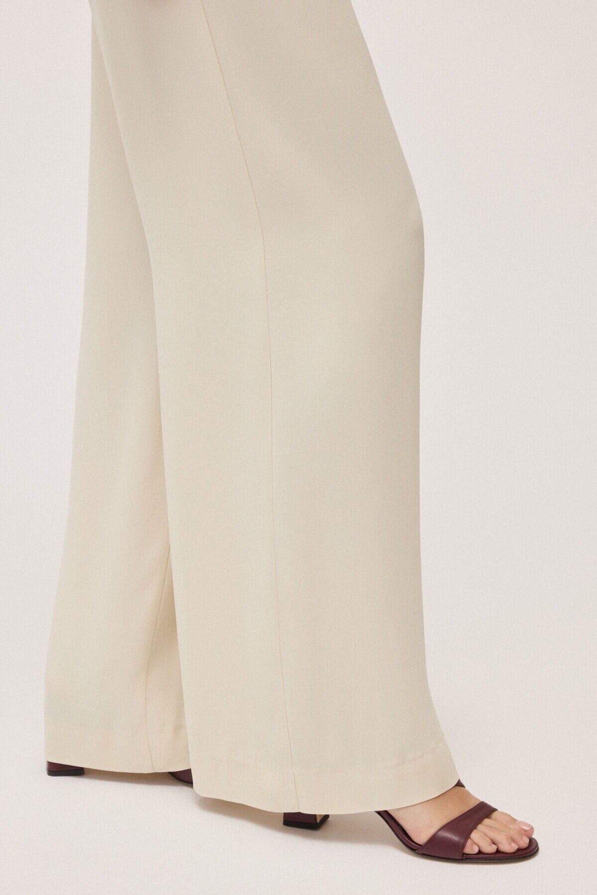 OttodÁme - Palazzo Trousers Viscose Blend Latte - 5