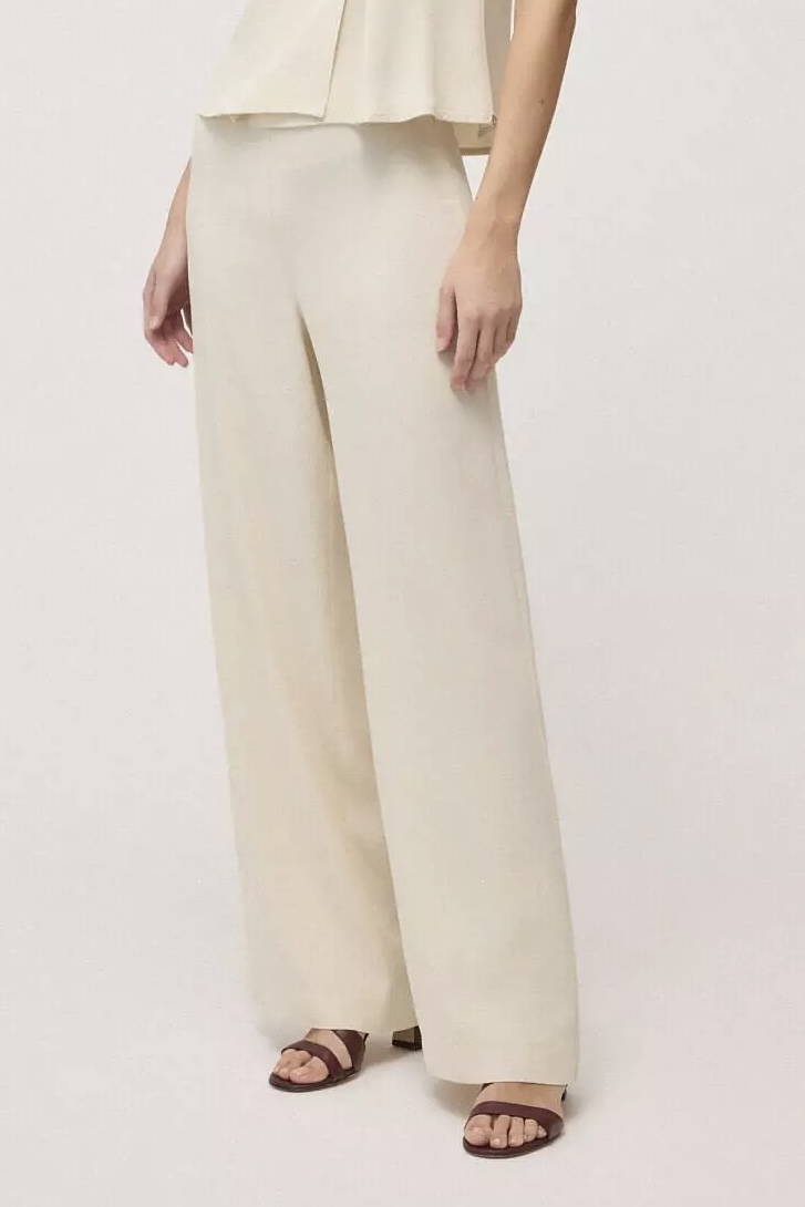 OttodÁme - Palazzo Trousers Viscose Blend Latte - 3