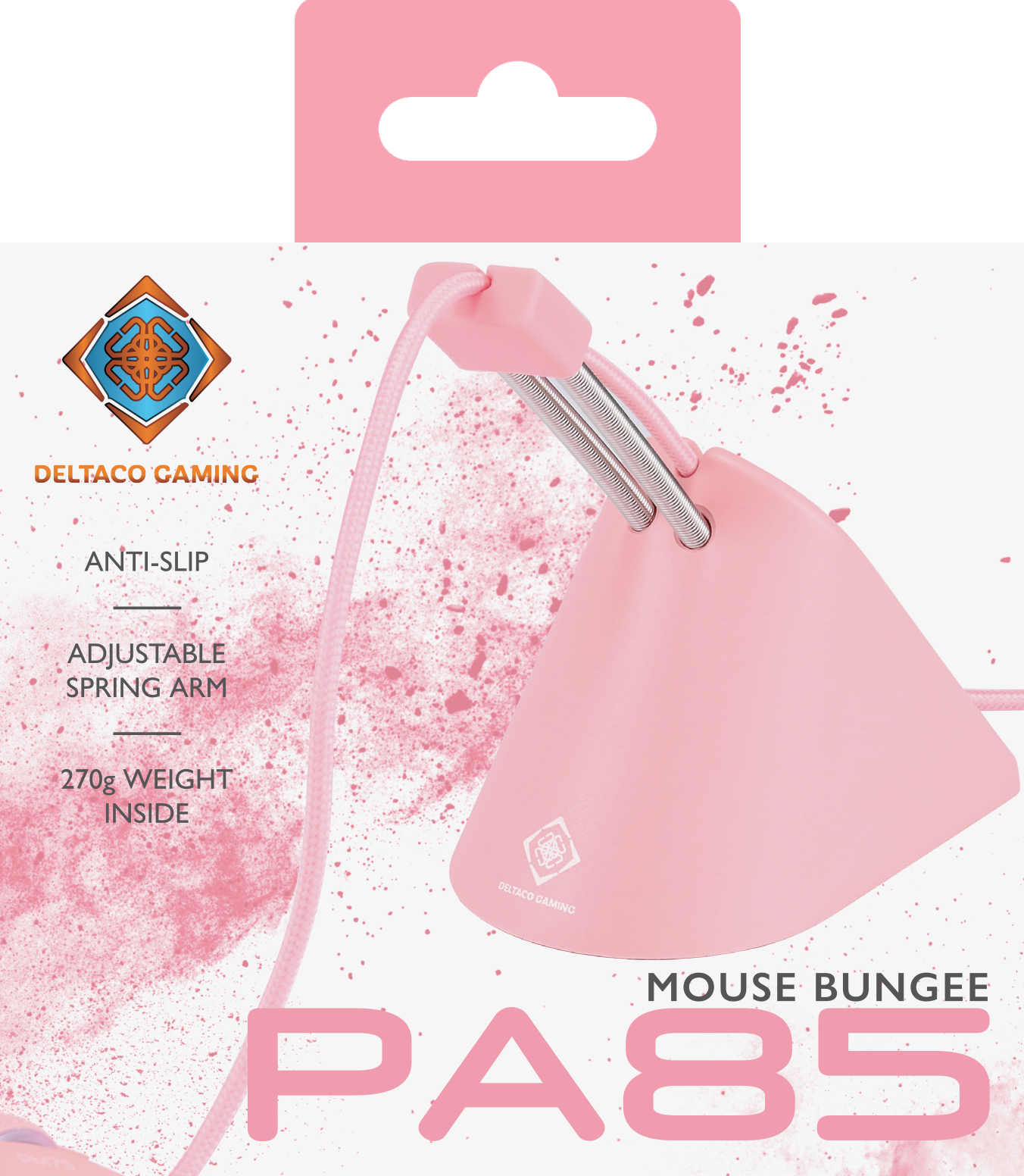Deltaco Gaming Sladdhållare, rosa - 6