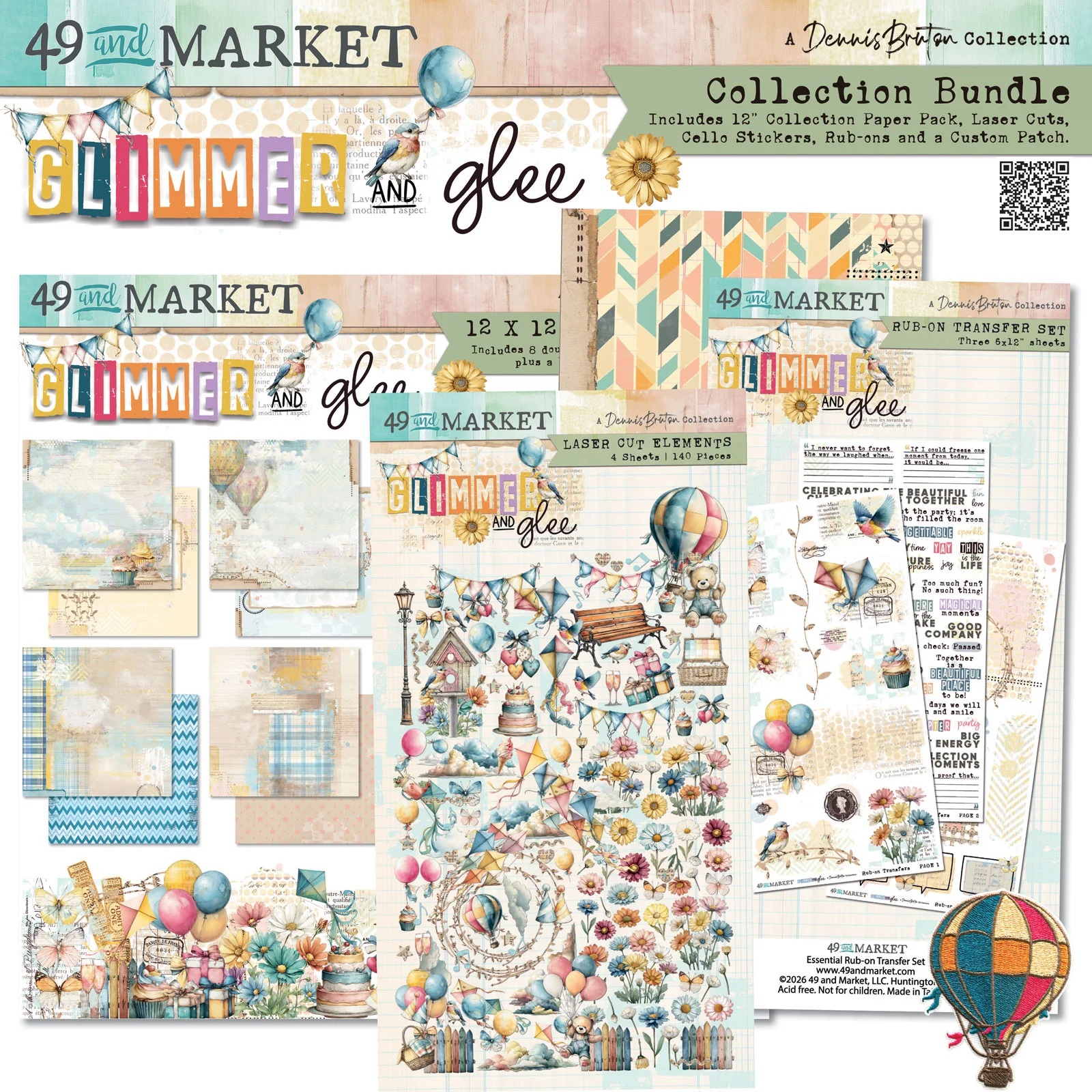 49 And Market - Glimmer & Glee Bundle Collection w/ patch
