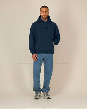 Limited Relaxed Hoodie Navy