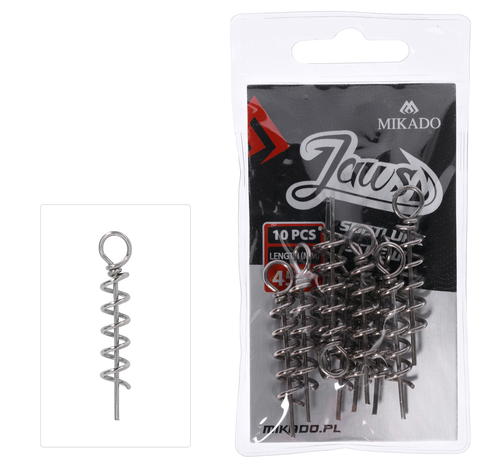 High quality shallow buckets from Mikado. Build your own stingers with shallow screw to attach to the nose of your jigs. Available in two sizes