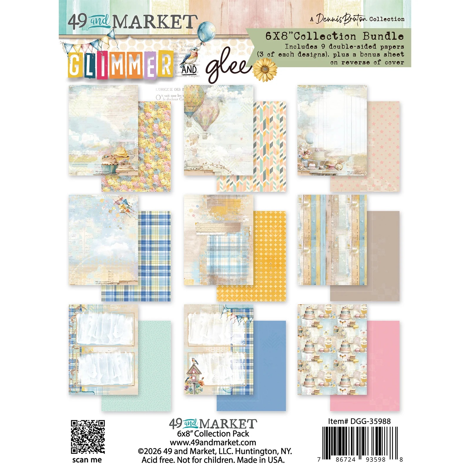 49 And Market - Collection Pack 6x8 - Glimmer and Glee