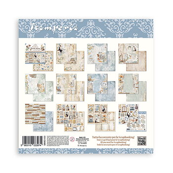 Stamperia - Create Happiness Secret Diary - 10 olika dubbelsidiga ark 8x8"