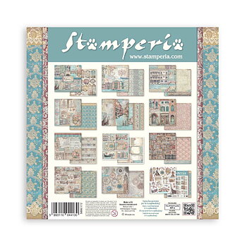Stamperia - Venice City of Art - 10 olika dubbelsidiga ark 12x12