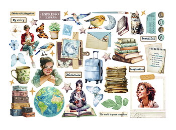 Stamperia - Ephemera - Secret Diary