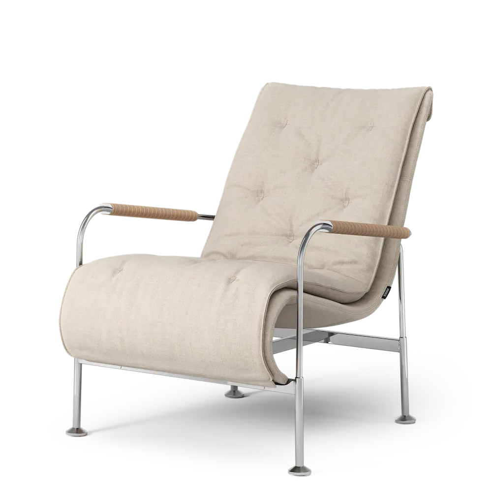 Serpentine Armchair (Steel/Fabric) - Swedese - 6