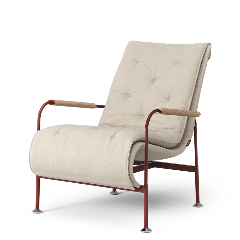 Serpentine Armchair (Steel/Fabric) - Swedese - 14