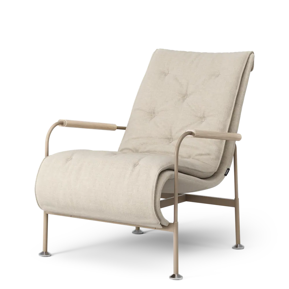 Serpentine Armchair (Steel/Fabric) - Swedese - 9