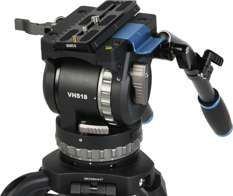 SIRUI Pro Fluid Video Head VHS18 with 100mm Half Ball - 3