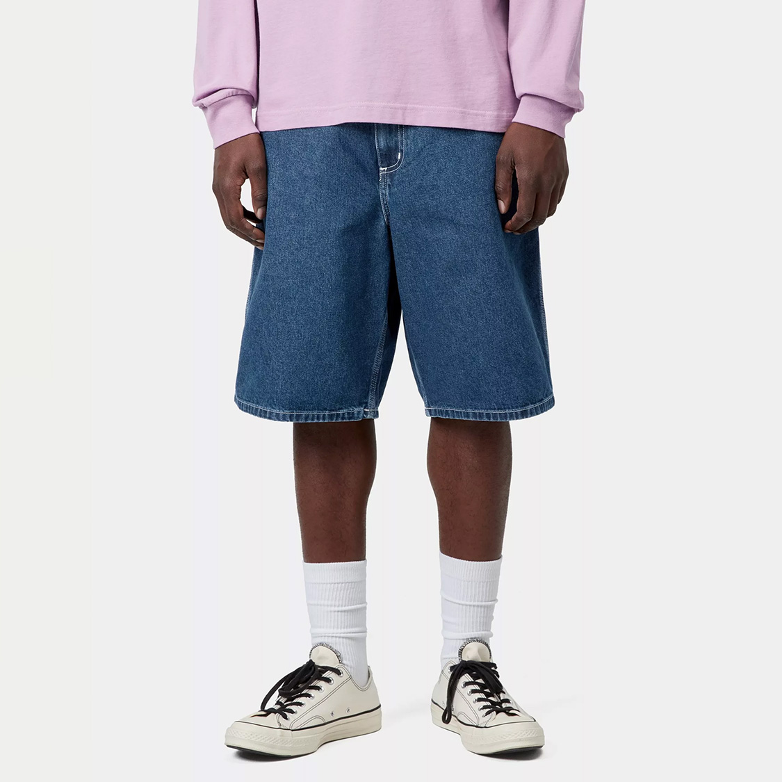 Carhartt WIP - Simple Short Blue Stone Washed - 3