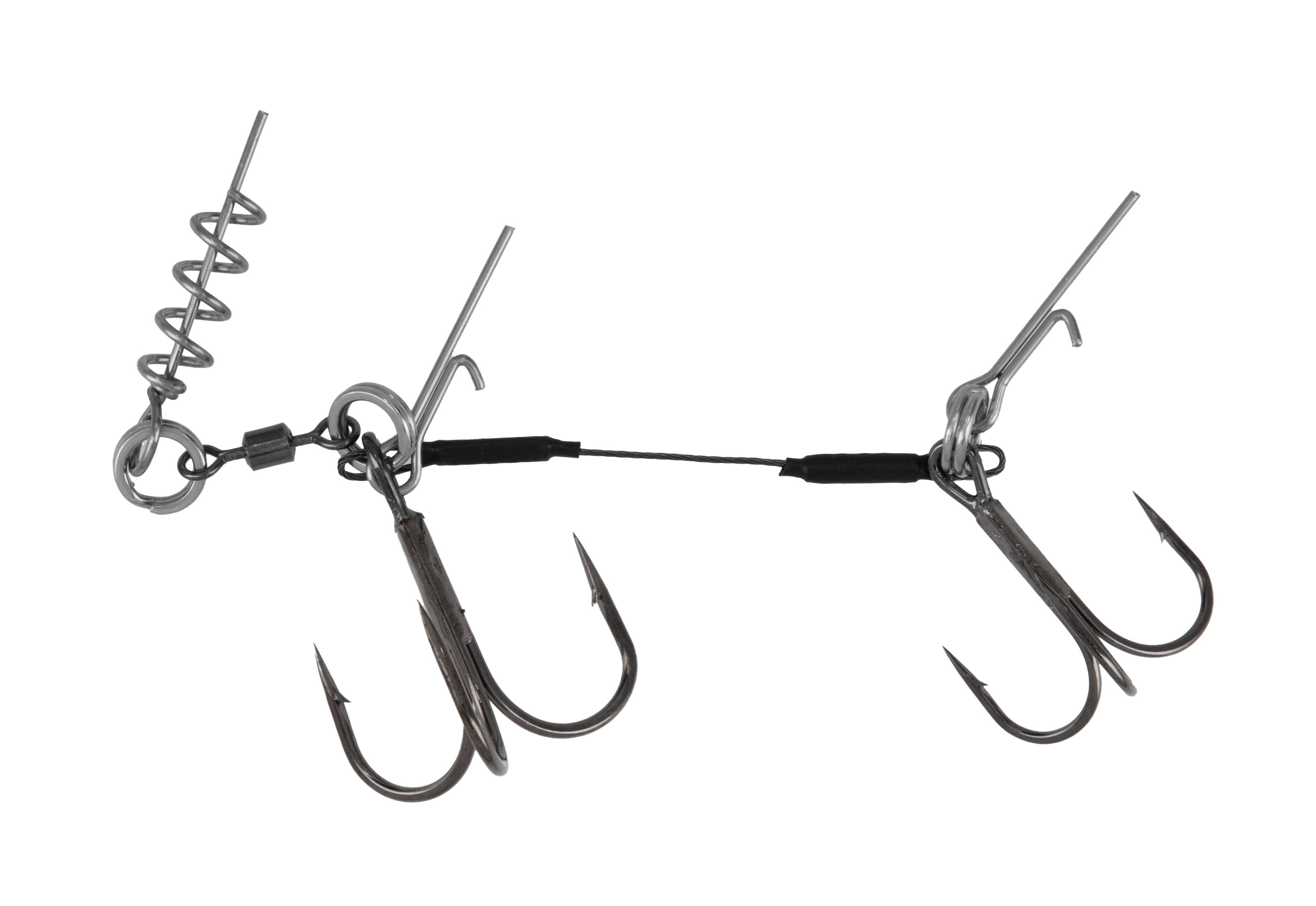 Extremely strong and reliable shallowstinger equipped with premium treble hook from Mikado. Titanium Jaws Double EVO Titanium is designed for predator fishing